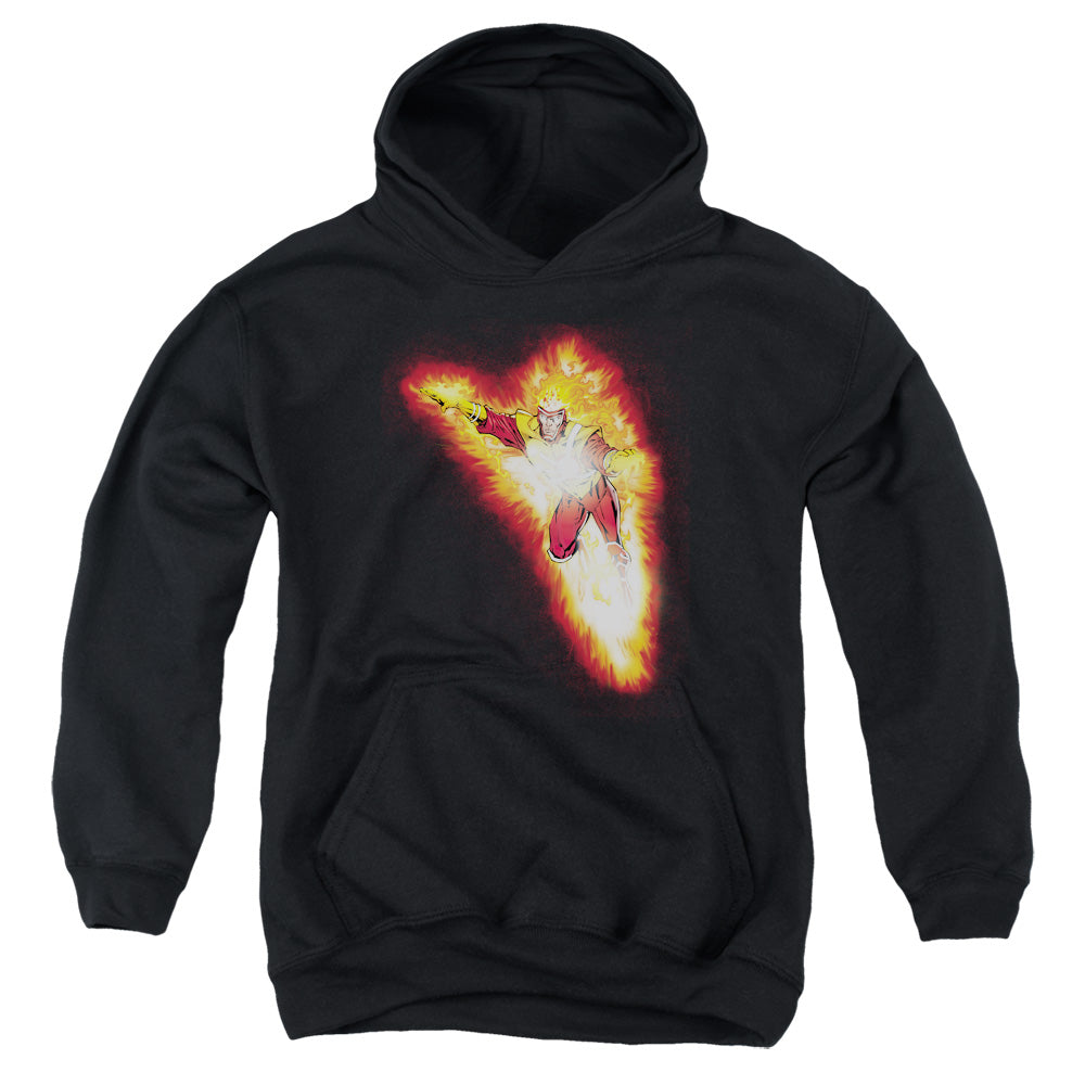 Jla - Firestorm Blaze - Youth Pull-over Hoodie - Black