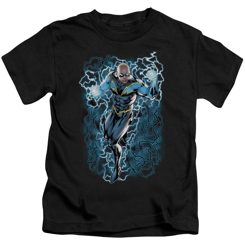 JLA BLACK LIGHTNING BOLTS - S/S JUVENILE 18/1 - BLACK - T-Shirt