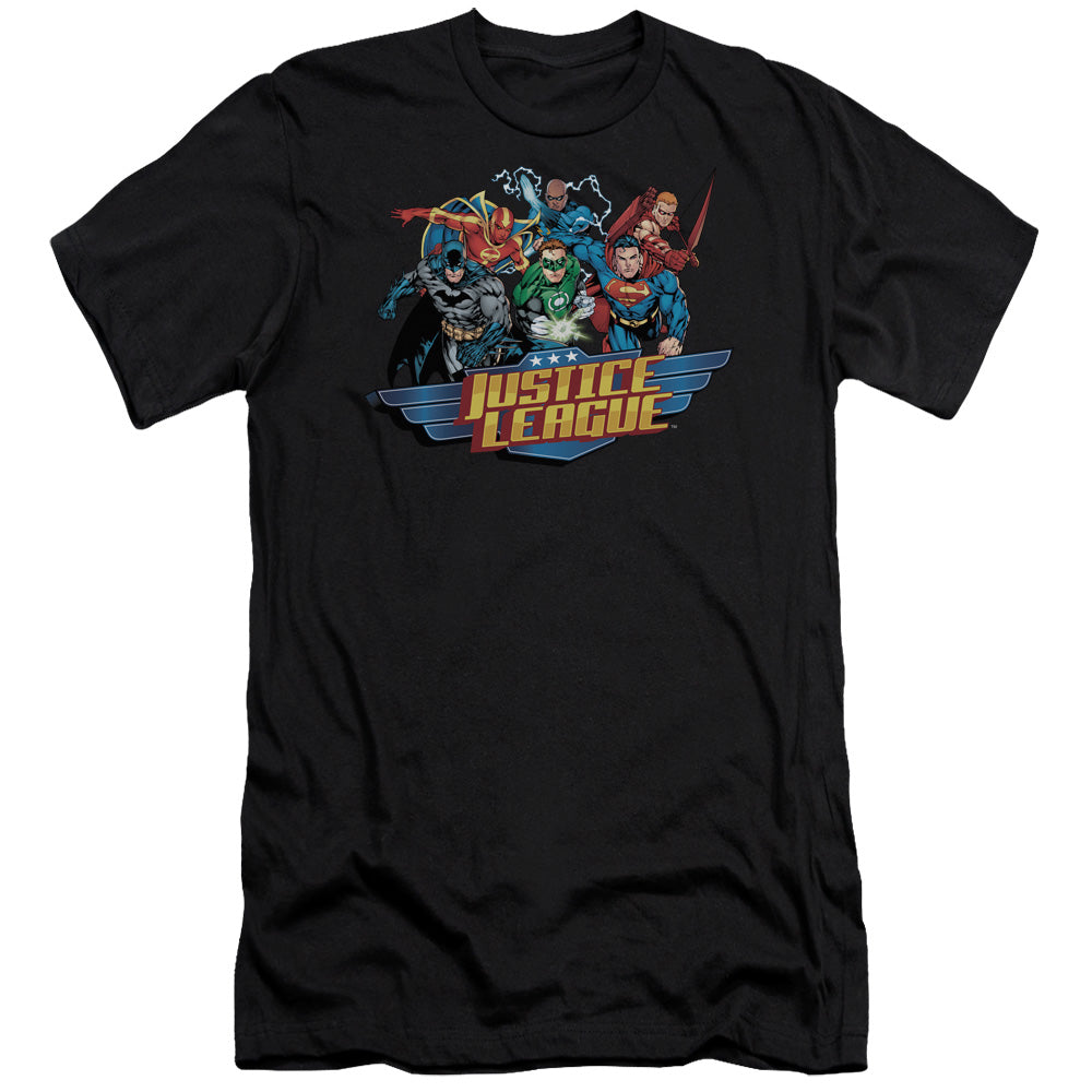 Jla - Ready To Fight - Short Sleeve Adult 30/1 - Black T-shirt