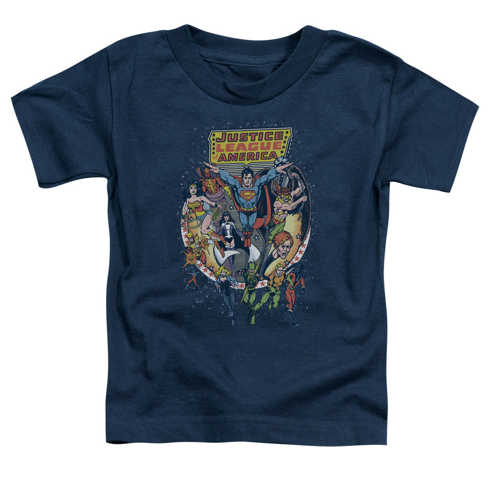 Jla - Star Group - Short Sleeve Toddler Tee - Navy T-shirt