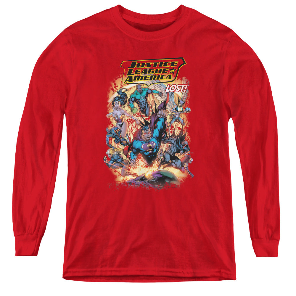 Jla - Lost - Youth Long Sleeve Tee - Red