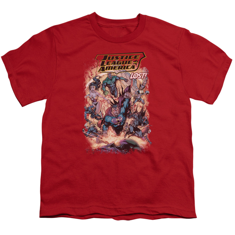 Jla - Lost - Short Sleeve Youth 18/1 - Red T-shirt