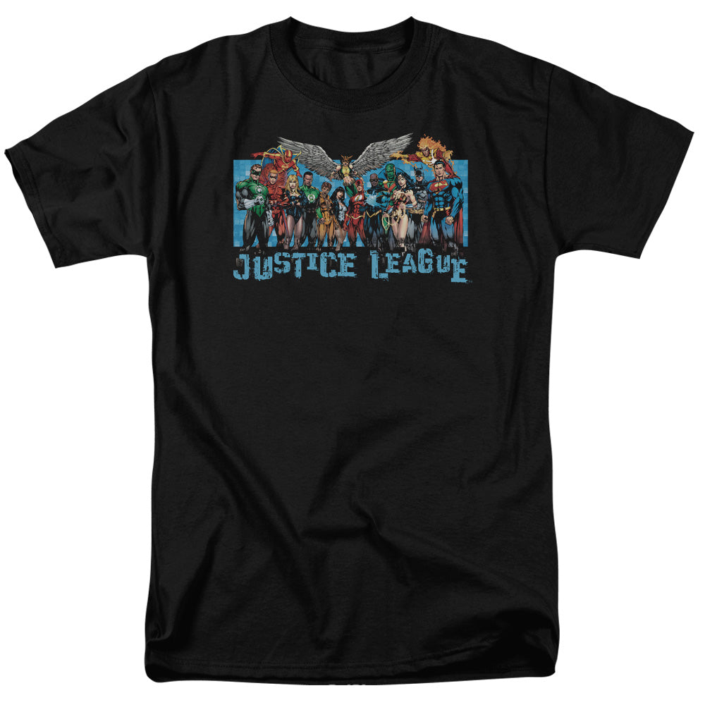 Jla - League Lineup - Short Sleeve Adult 18/1 - Black T-shirt