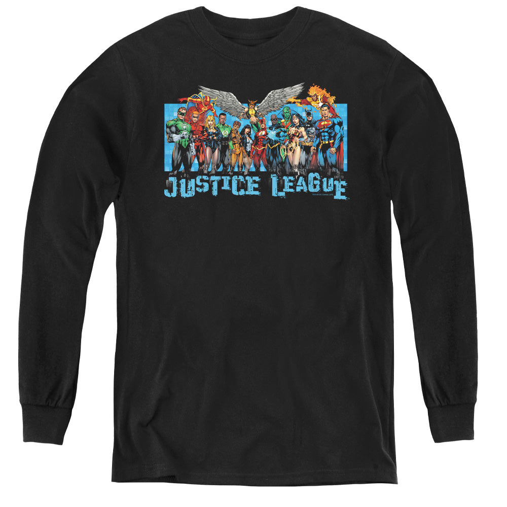 Jla - League Lineup - Youth Long Sleeve Tee - Black