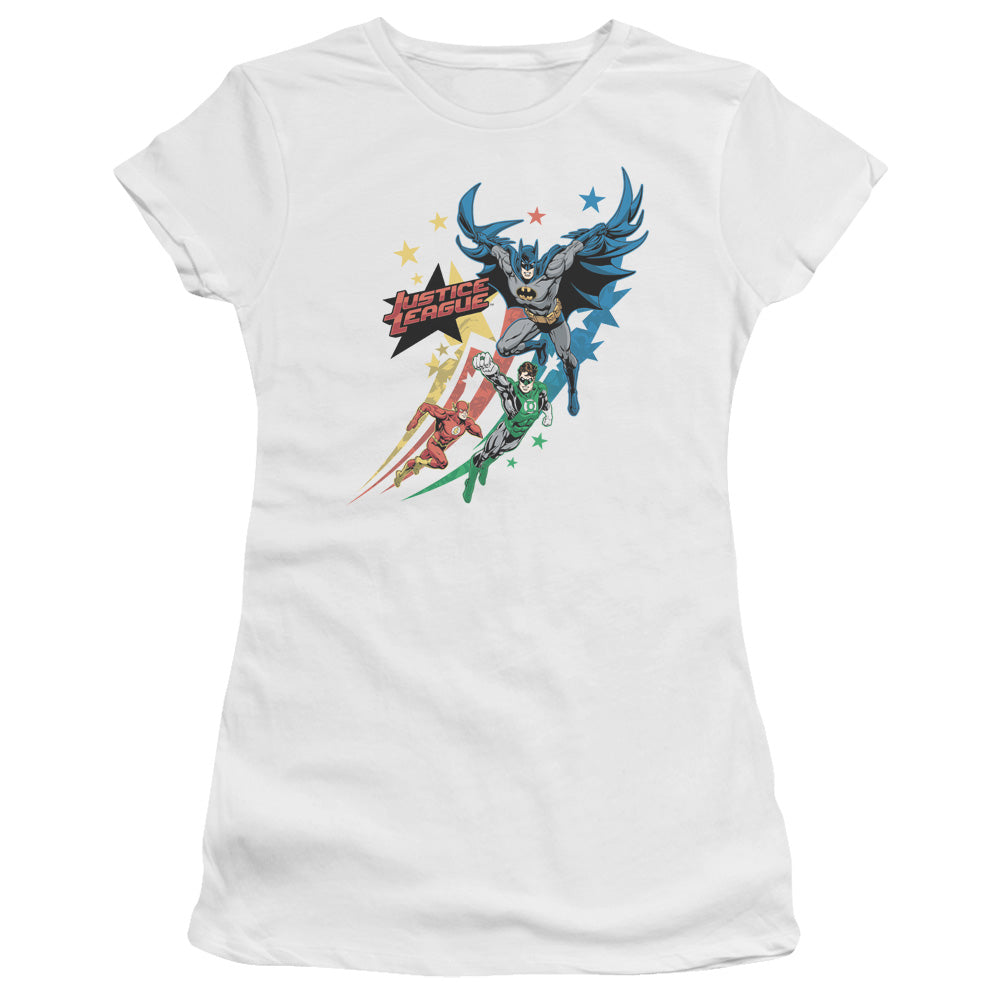 Jla - Allegiance - Short Sleeve Junior Sheer - White T-shirt