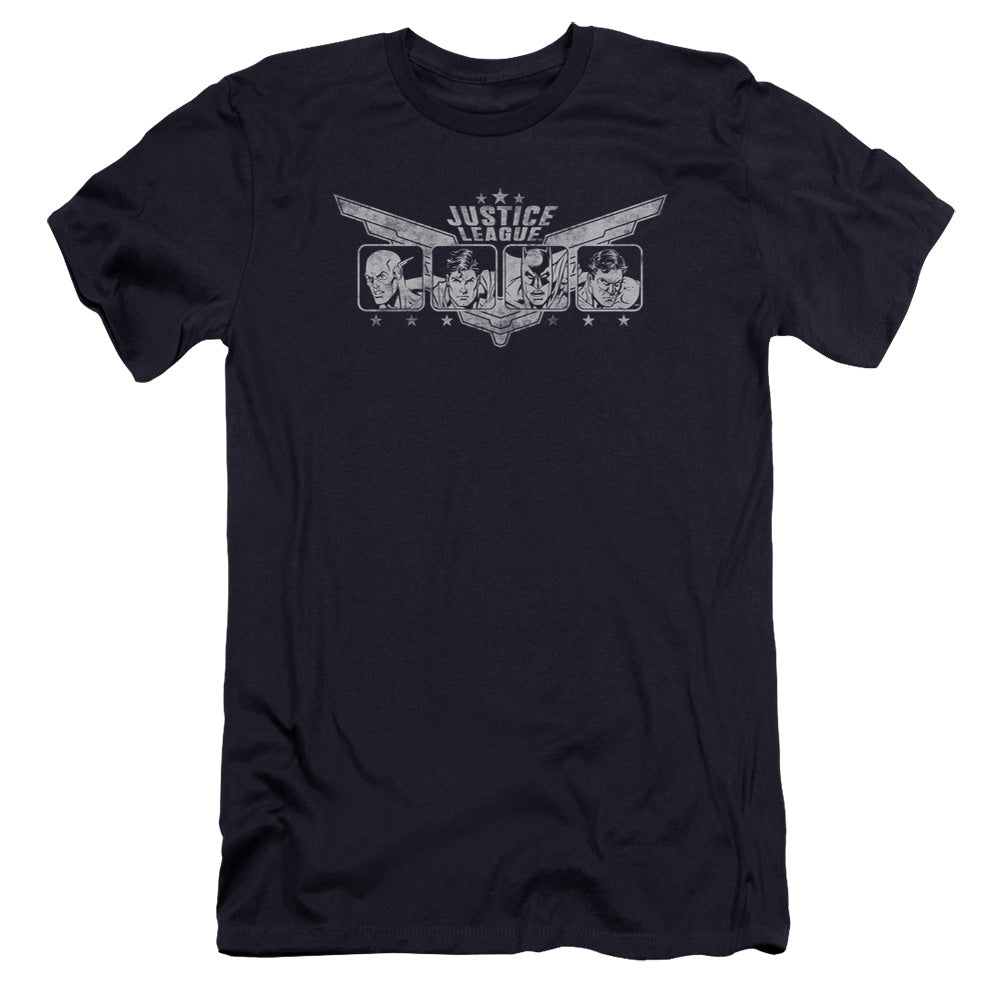Jla - Justice Wings-premuim Canvas Adult Slim Fit 30/1 - Navy