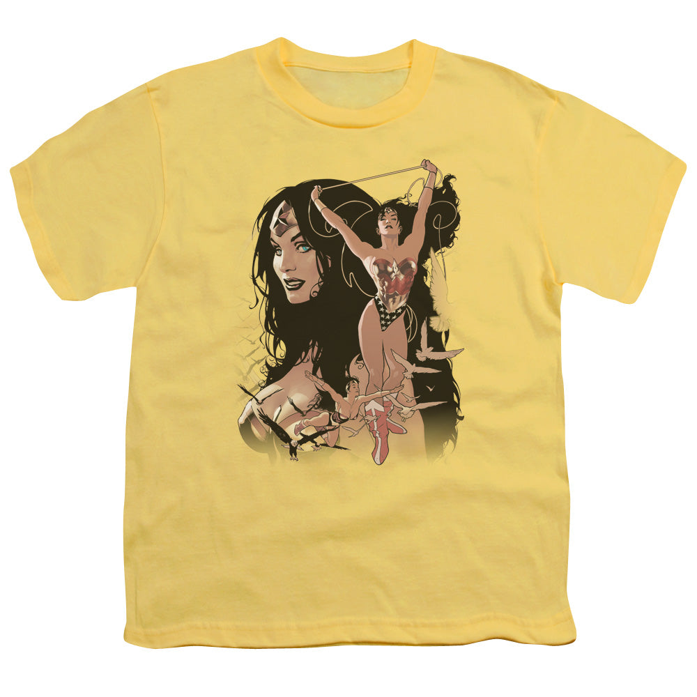 JLA WW #150 COVER - S/S YOUTH 18/1 - BANANA T-Shirt