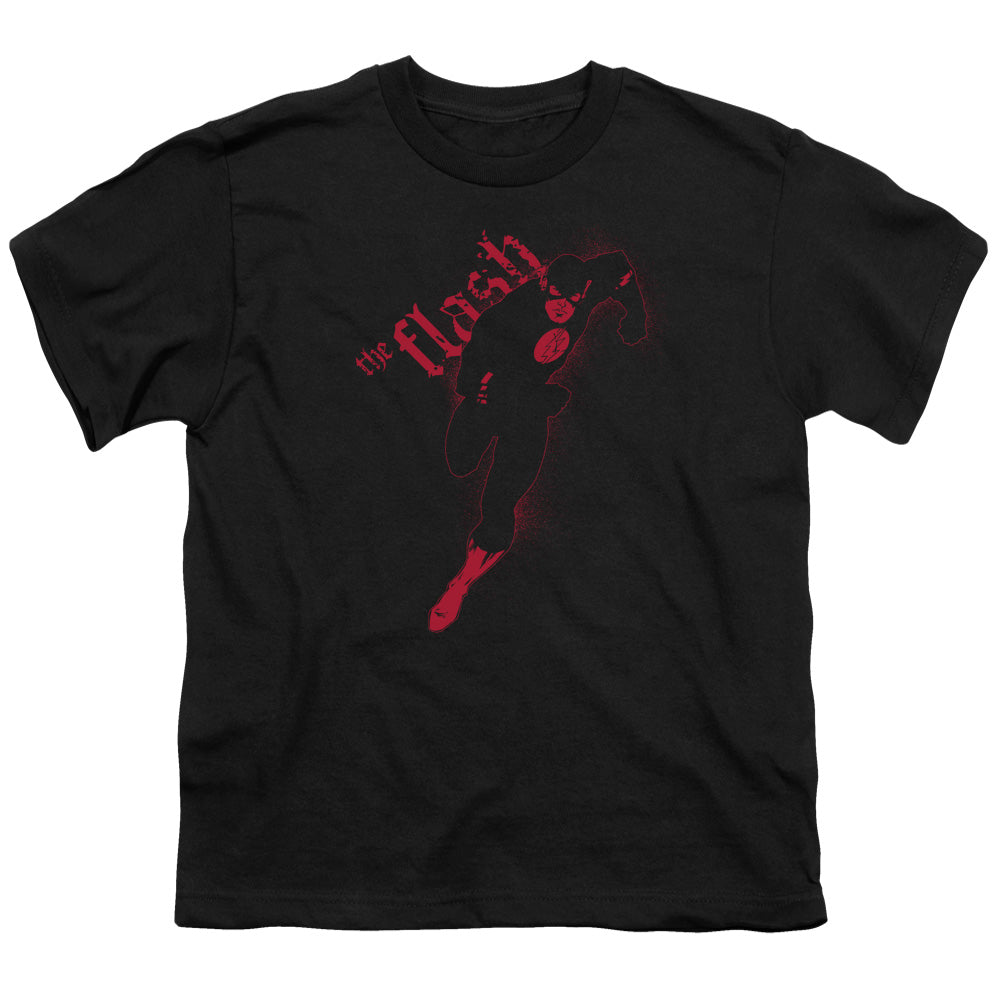 Jla - Flash Darkness - Short Sleeve Youth 18/1 - Black T-shirt