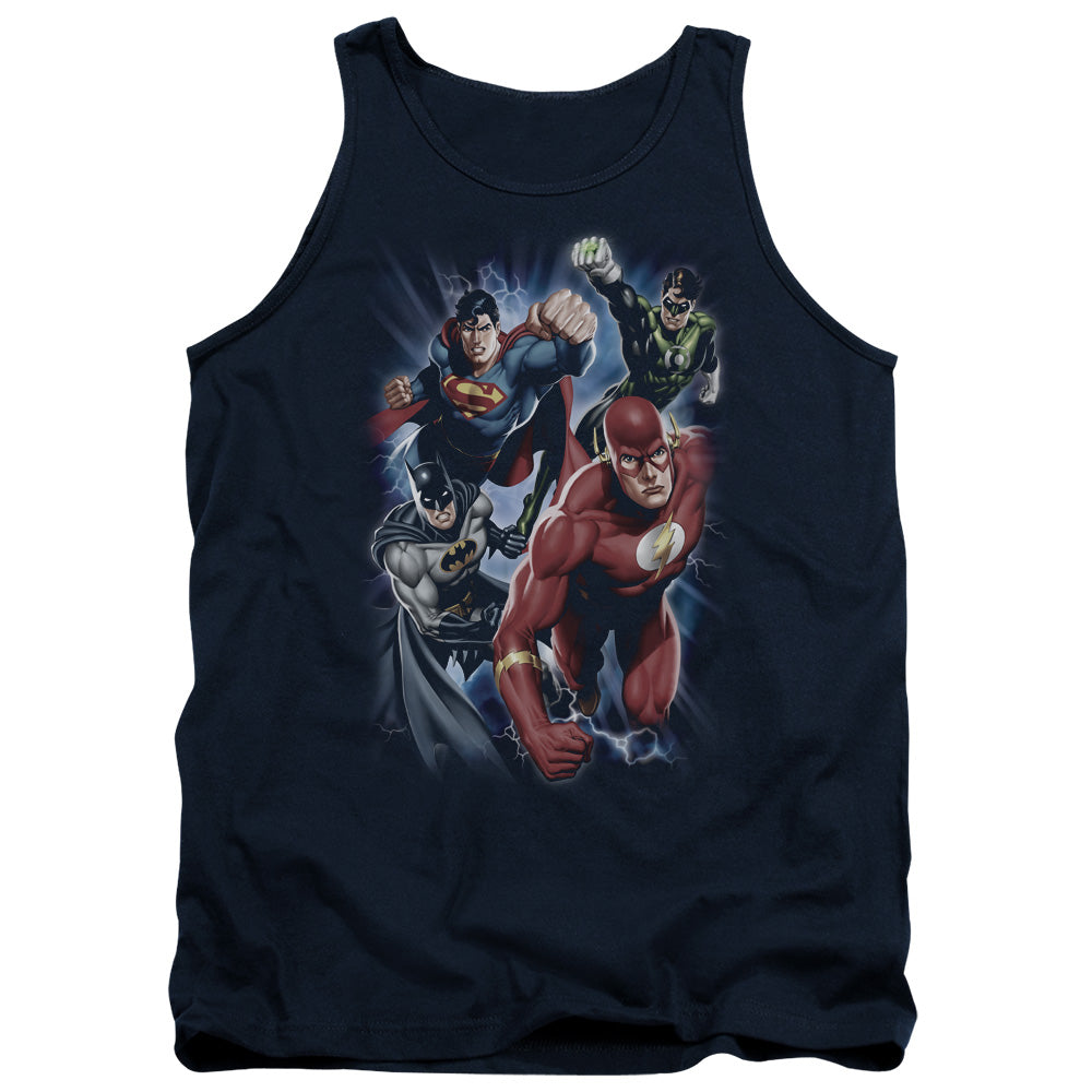 Jla - Storm Chasers - Adult Tank - Navy