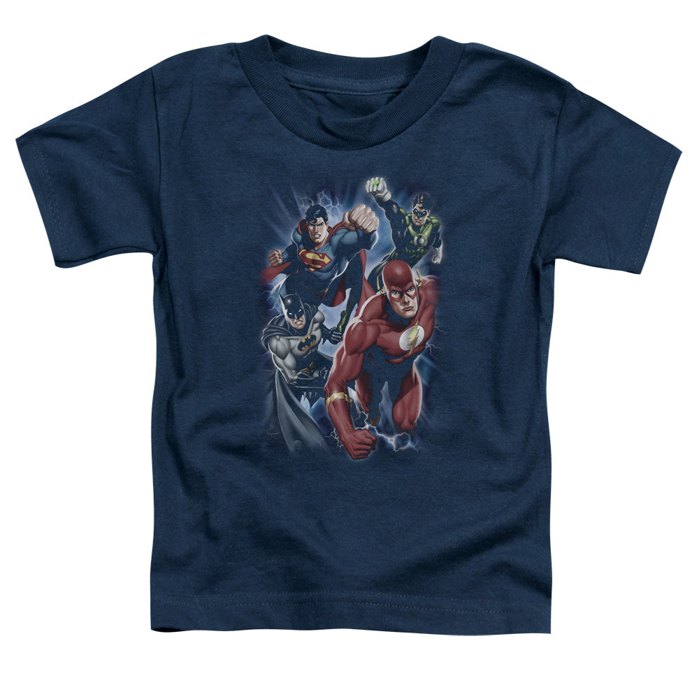 Jla - Storm Chasers - Short Sleeve Toddler Tee - Navy T-shirt
