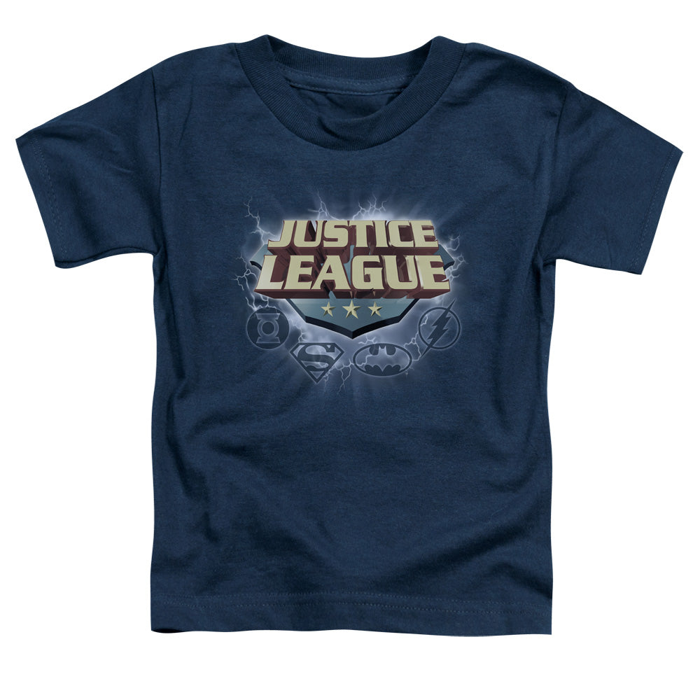 Jla - Storm Logo - Short Sleeve Toddler Tee - Navy T-shirt