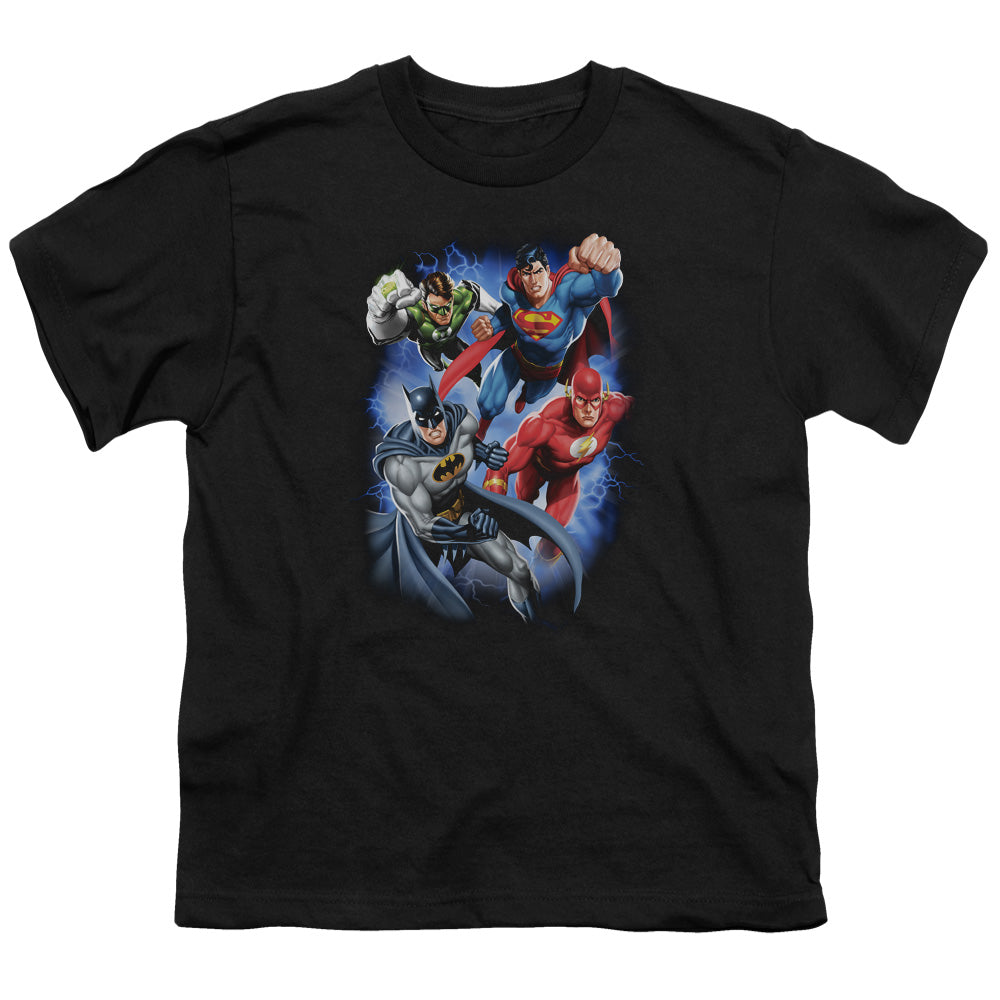 Jla - Storm Makers - Short Sleeve Youth 18/1 - Black T-shirt