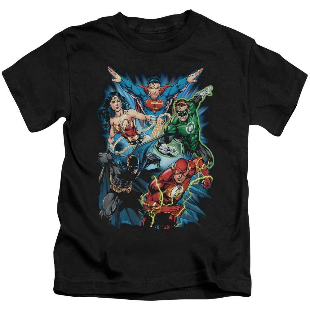 JLA JL ASSEMBLE - S/S JUVENILE 18/1 - BLACK - T-Shirt