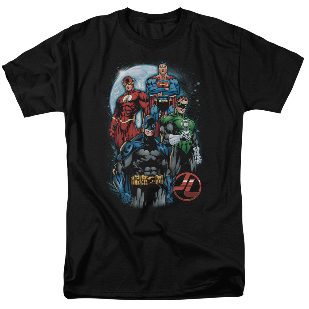 Jla - The Four - Short Sleeve Adult 18/1 - Black T-shirt
