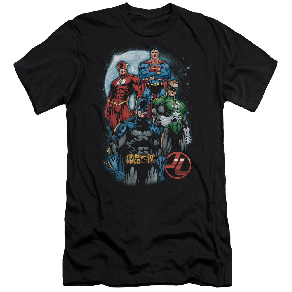 Jla - The Four - Short Sleeve Adult 30/1 - Black T-shirt