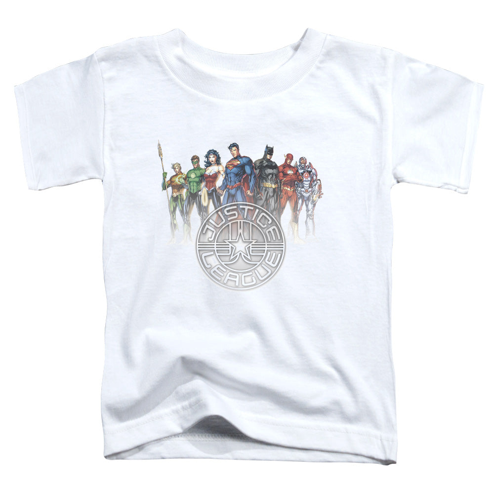 JLA CIRCLE CREST - S/S TODDLER TEE - WHITE - T-Shirt