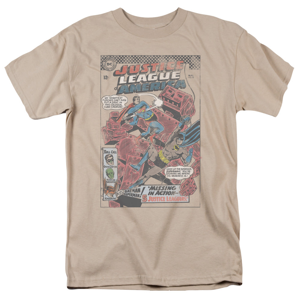 Jla - Cube Creature - Short Sleeve Adult 18/1 - Sand T-shirt