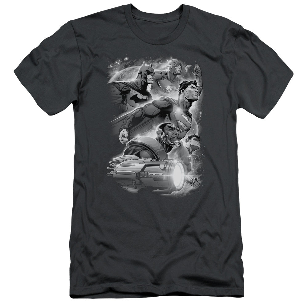 Jla - Atmospheric - Short Sleeve Adult 30/1 - Charcoal T-shirt