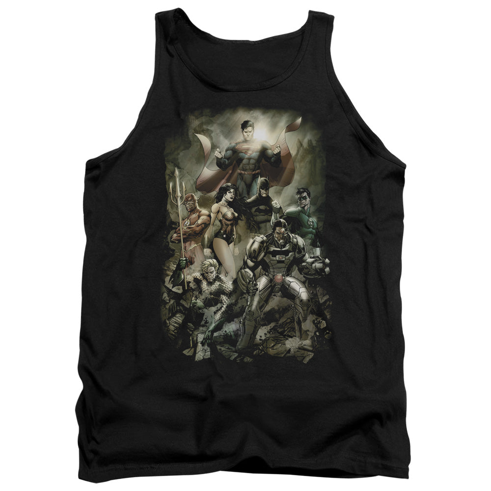 Jla Aftermath - Adult Tank - Black
