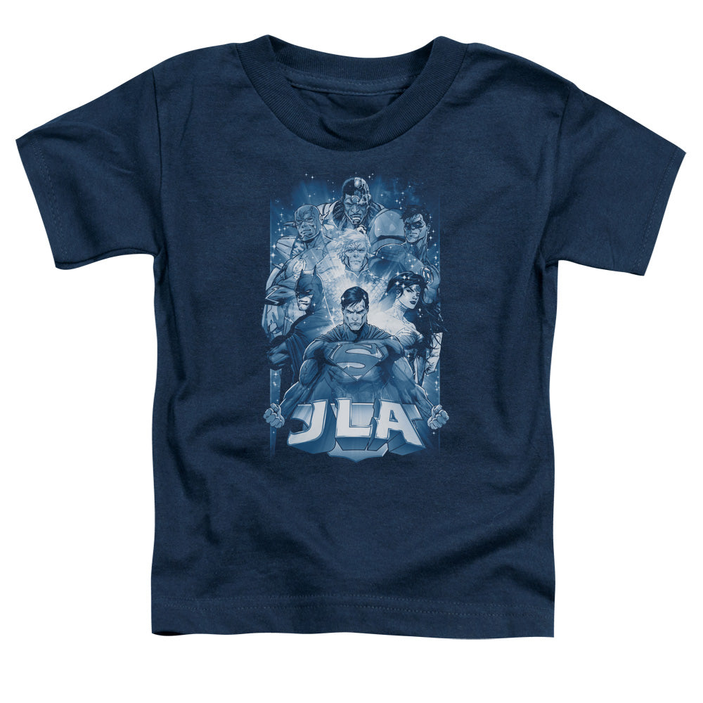 Jla - Burst - Short Sleeve Toddler Tee - Navy T-shirt
