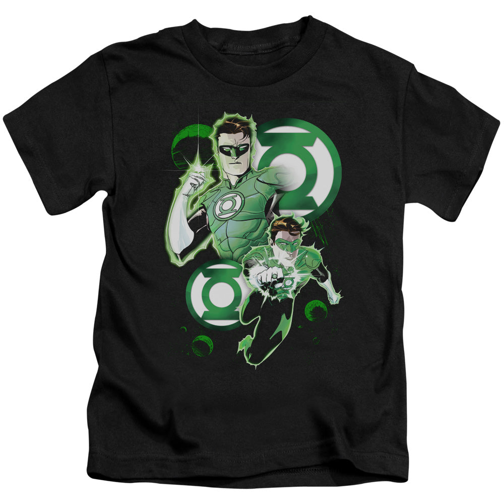 JLA GL IN ACTION - S/S JUVENILE 18/1 - BLACK - T-Shirt