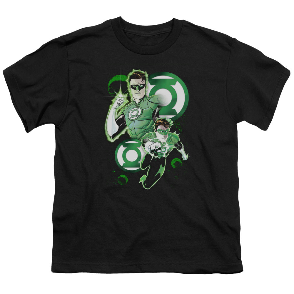 Jla - Gl In Action - Short Sleeve Youth 18/1 - Black T-shirt