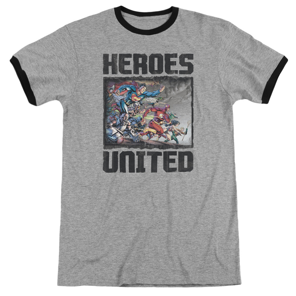 Jla - The Change - Adult Ringer - Heather/black