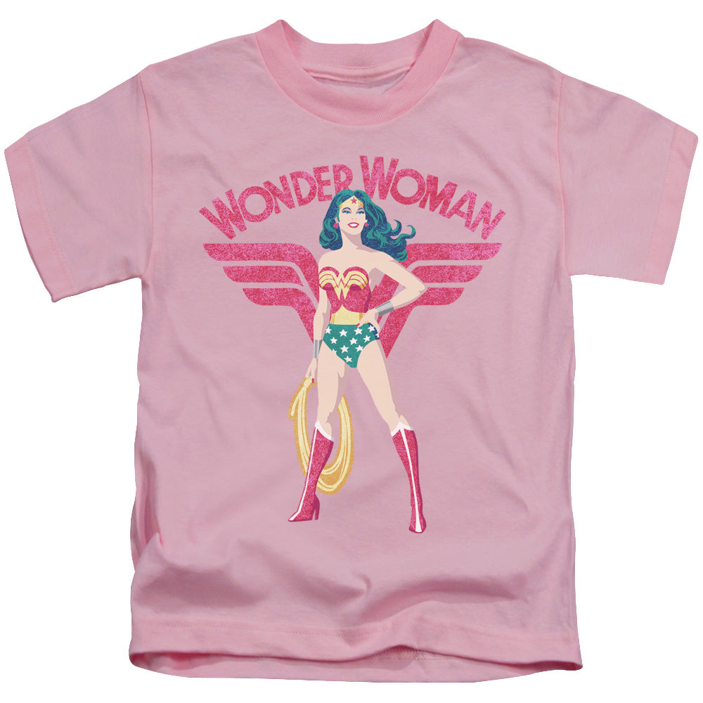 Jla - Ww Sparkle - Short Sleeve Juvenile 18/1 - Pink T-shirt