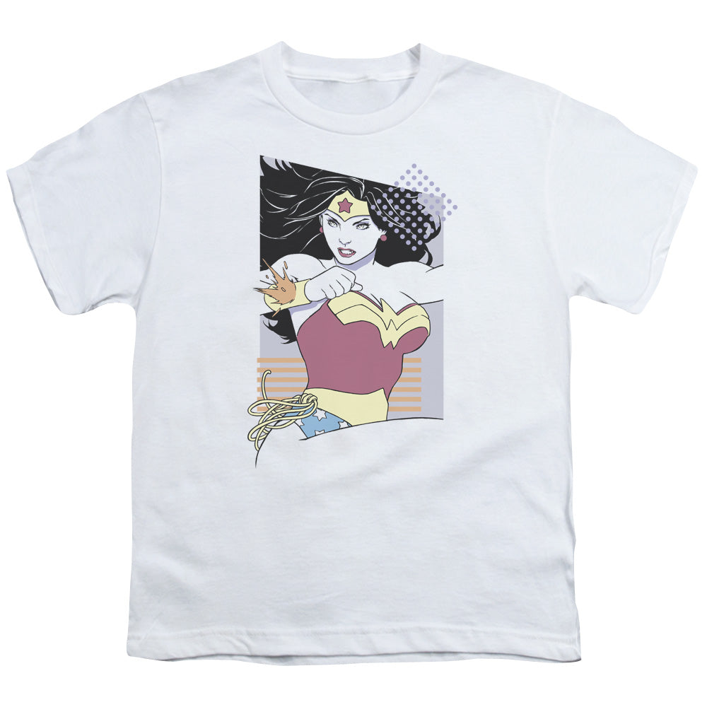 Jla - Ww 80s Minimal - Short Sleeve Youth 18/1 - White T-shirt