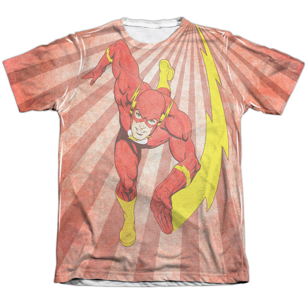 Jla - Speed Of Light - Adult 65/35 Poly/cotton Short Sleeve Tee - White T-shirt