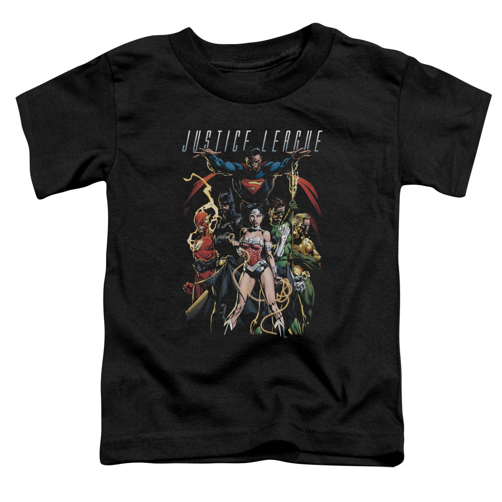 Jla - Dark Days - Short Sleeve Toddler Tee - Black T-shirt