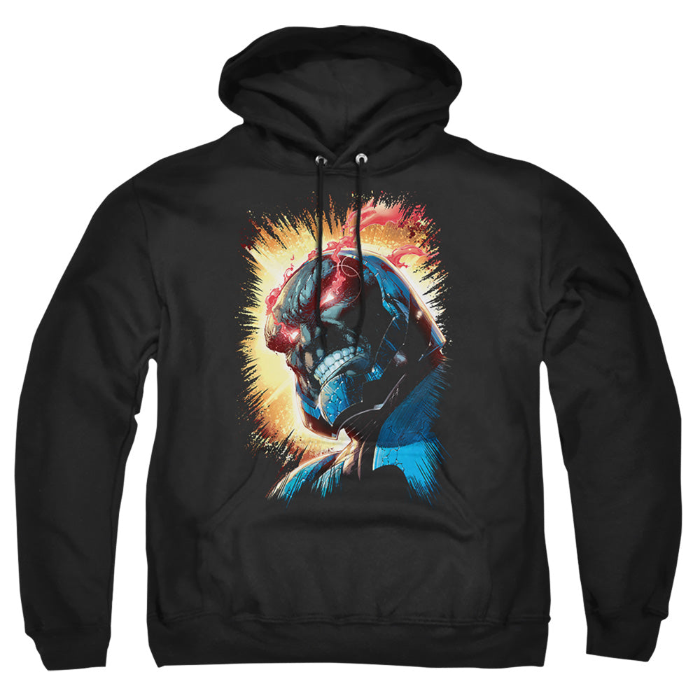 Jla - Darkseid Is - Adult Pull-over Hoodie - Black