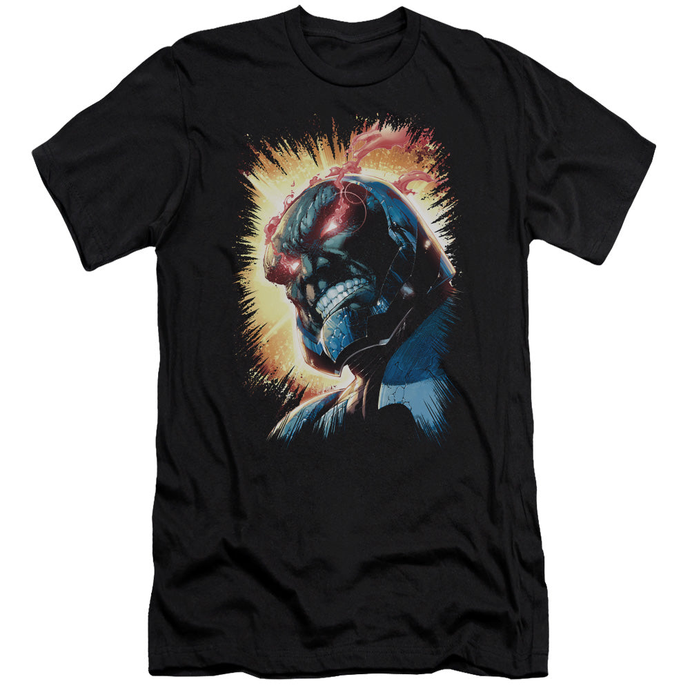 Jla - Darkseid Is - Short Sleeve Adult 30/1 - Black T-shirt