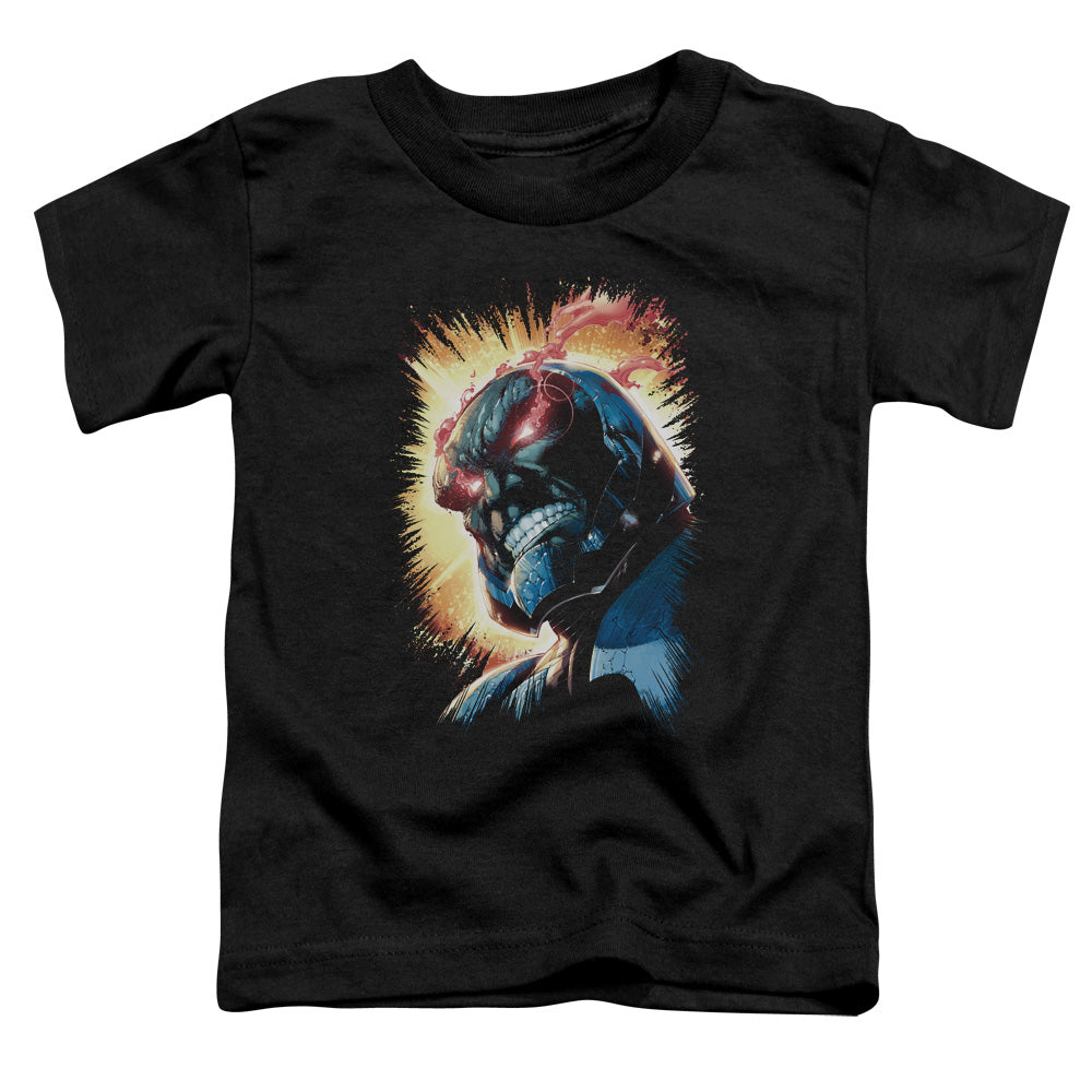 Jla - Darkseid Is - Short Sleeve Toddler Tee - Black T-shirt