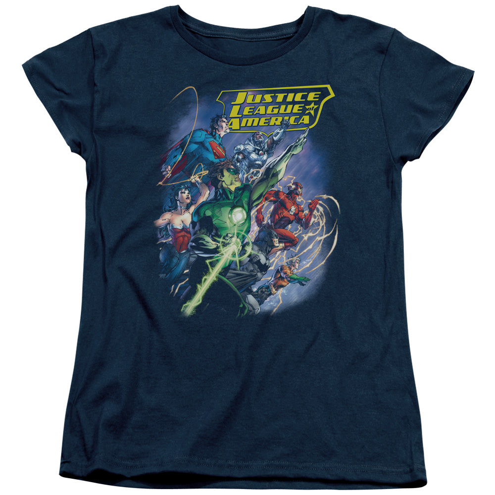 Jla - Onward - Short Sleeve Womens Tee - Navy T-shirt