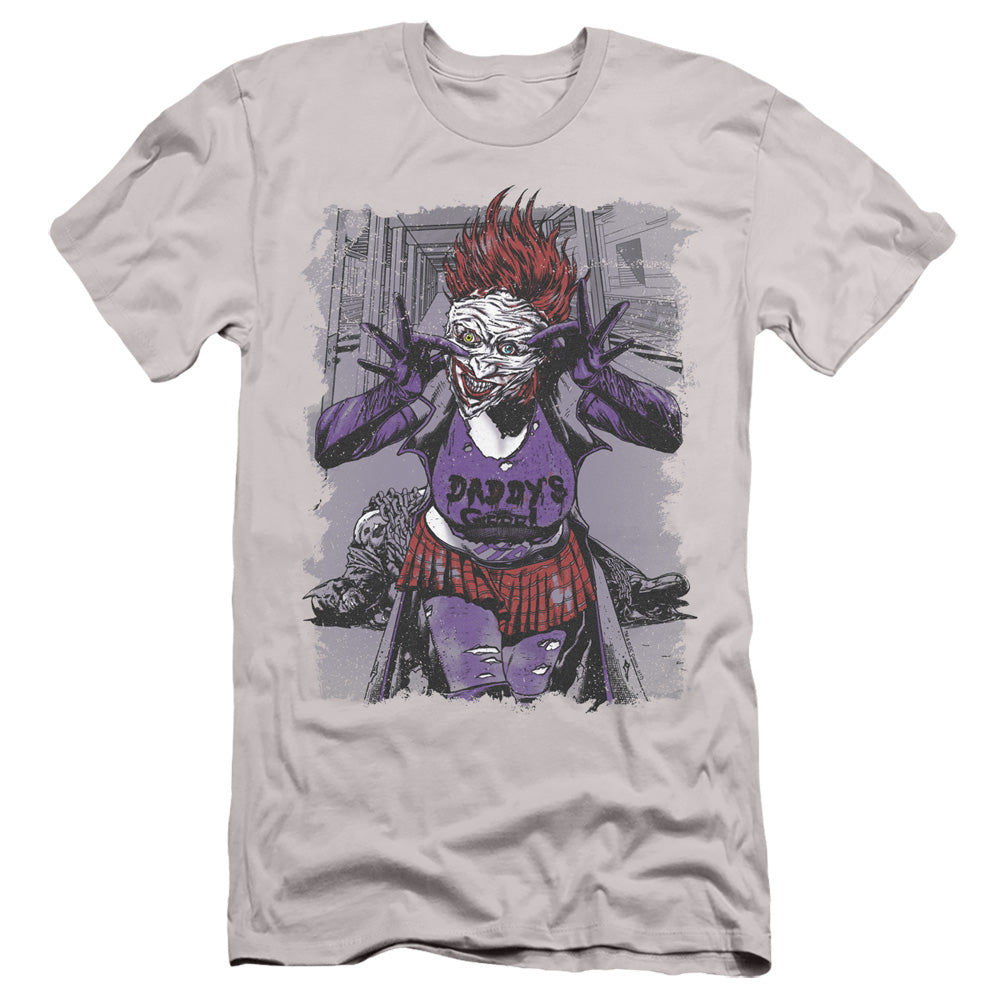 Jla - Jokers Daughter - Short Sleeve Adult 30/1 - Silver T-shirt