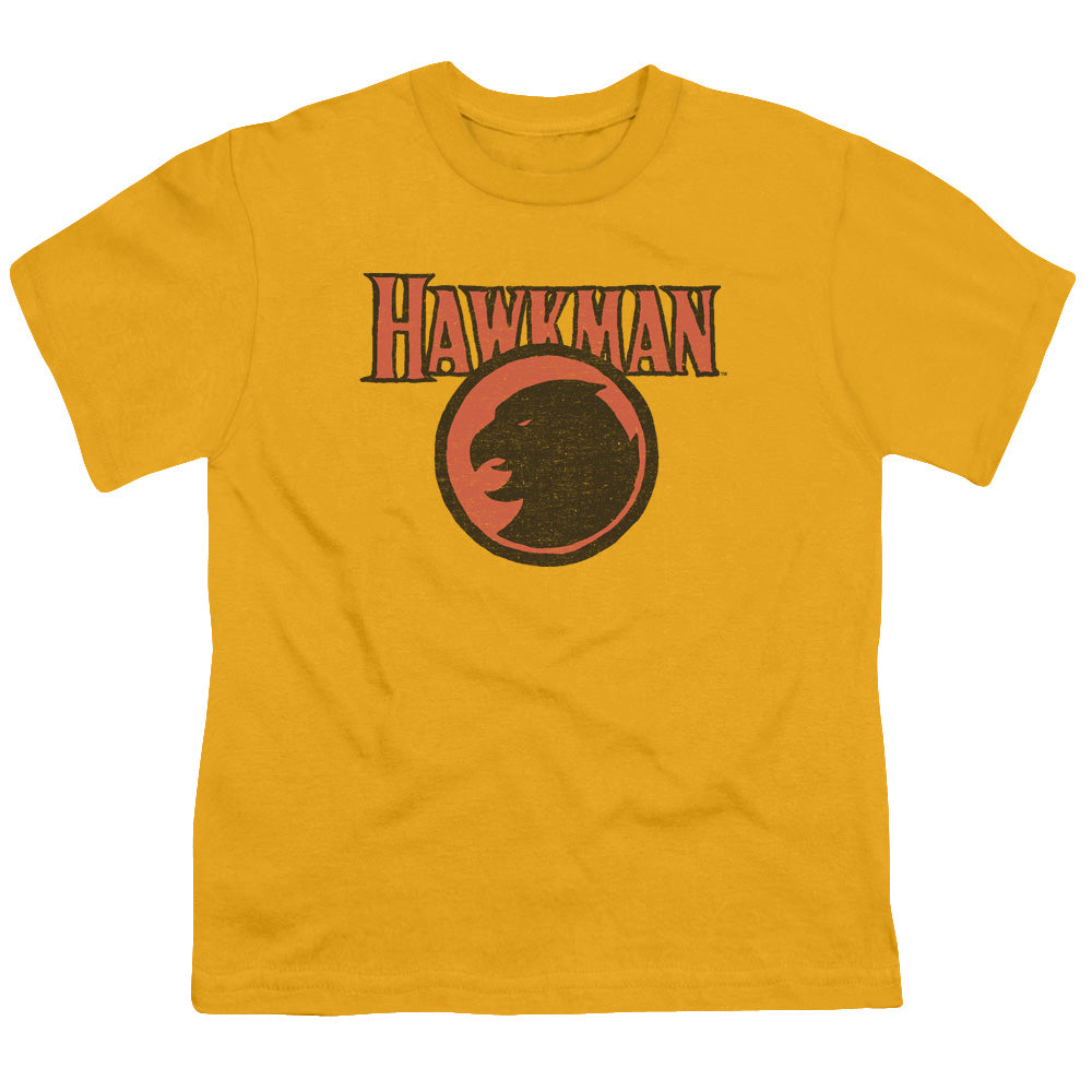 Jla - Rough Hawk - Short Sleeve Youth 18/1 - Gold T-shirt
