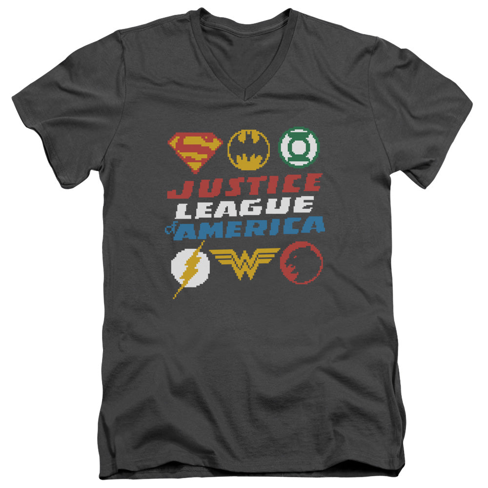 JLA PIXEL LOGOS-S/S ADULT T-Shirt