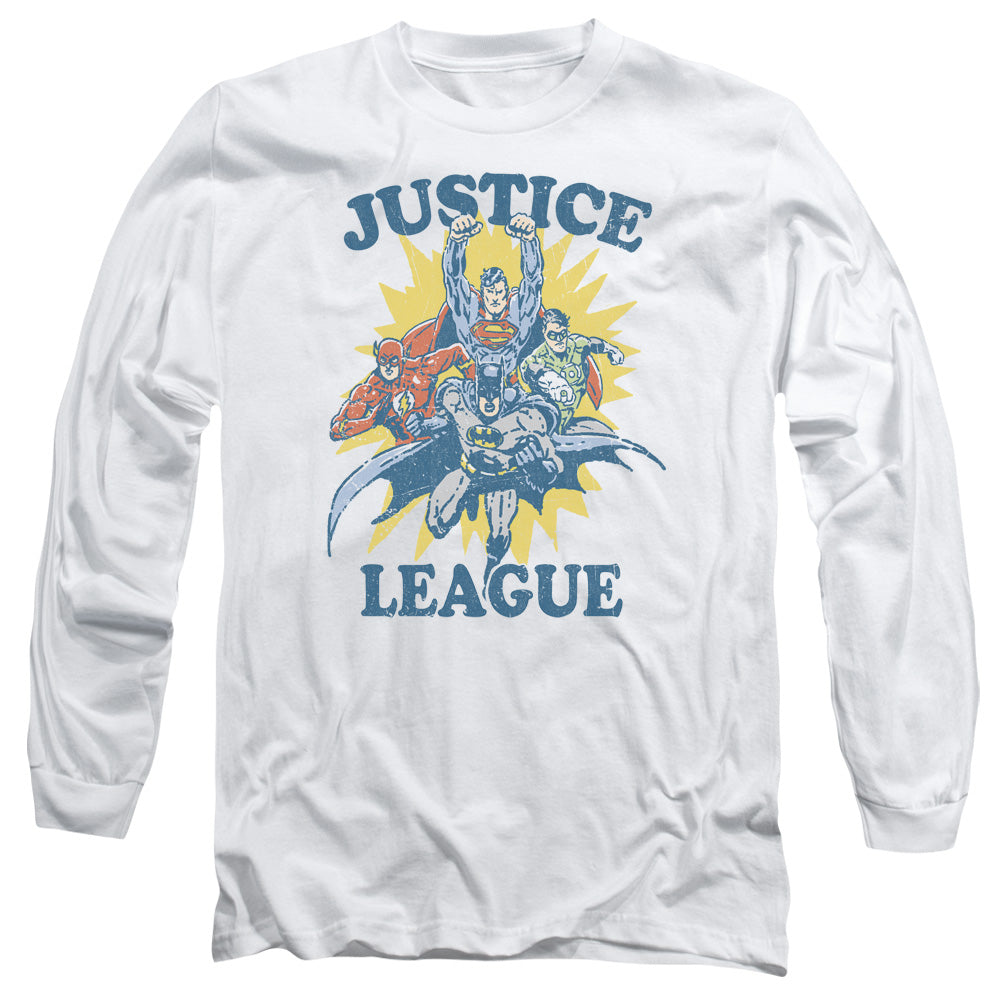Jla - Lets Do This - Long Sleeve Adult 18/1 - White T-shirt
