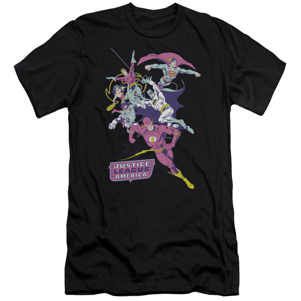 Jla - Colorful League-premuim Canvas Adult Slim Fit 30/1 - Black