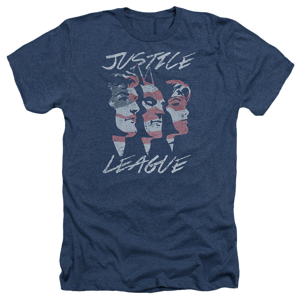 Jla - Justice For America - Adult Heather - Navy