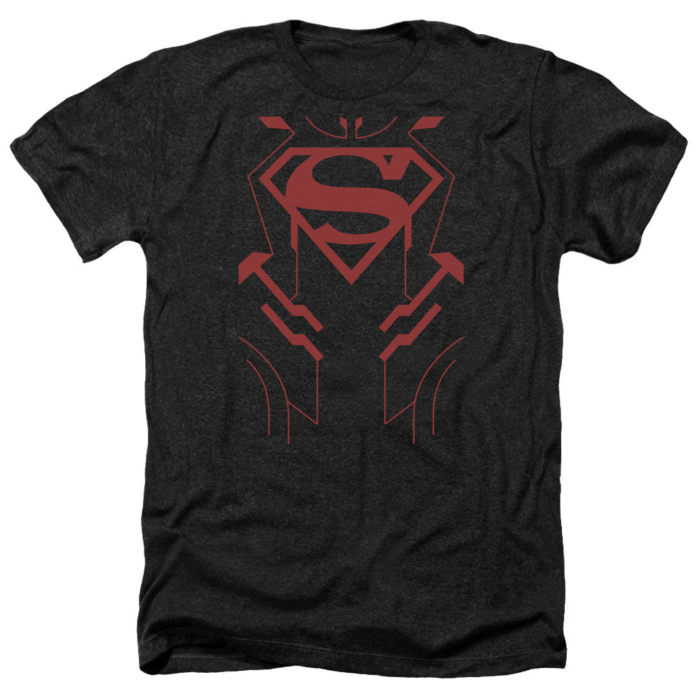 Jla - Superboy - Adult Heather-black