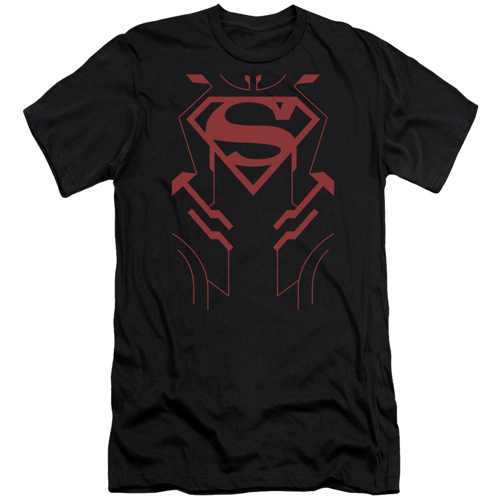 Jla - Superboy-premuim Canvas Adult Slim Fit 30/1 - Black