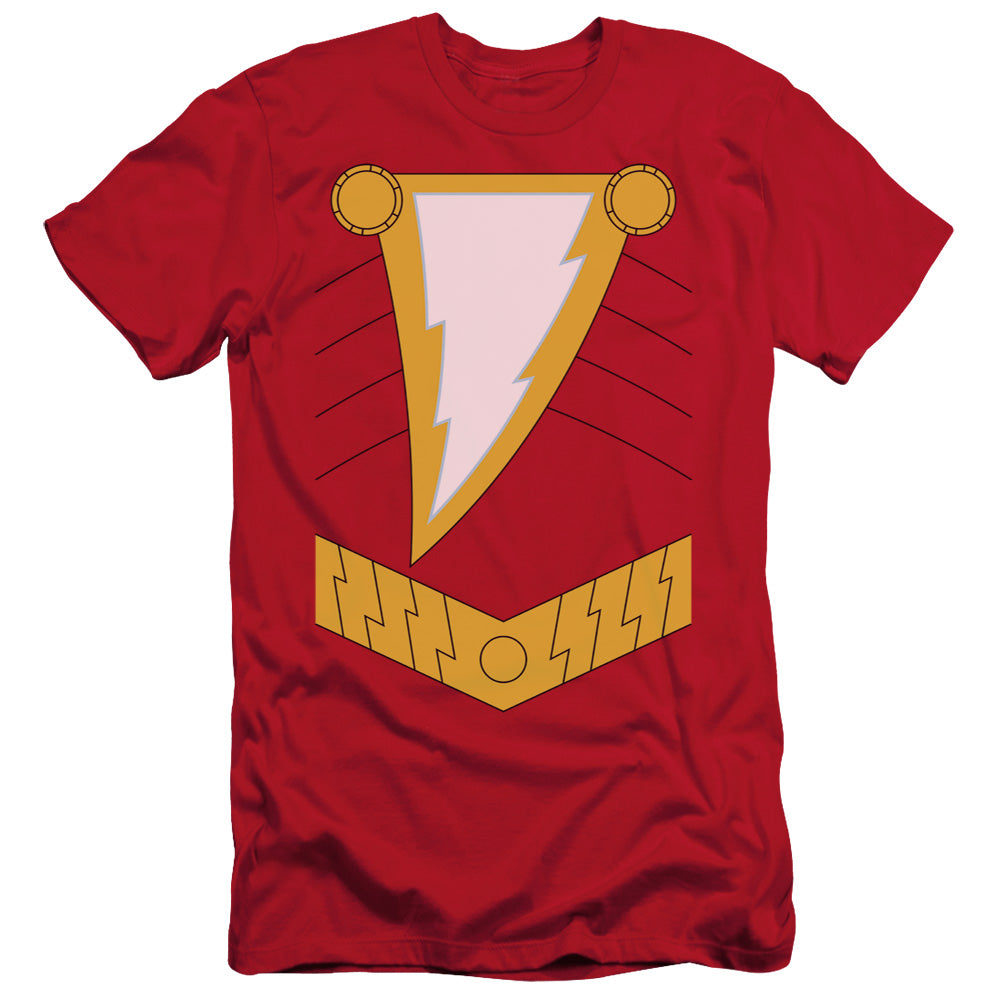 Jla - Shazam - Short Sleeve Adult 30/1 - Red T-shirt