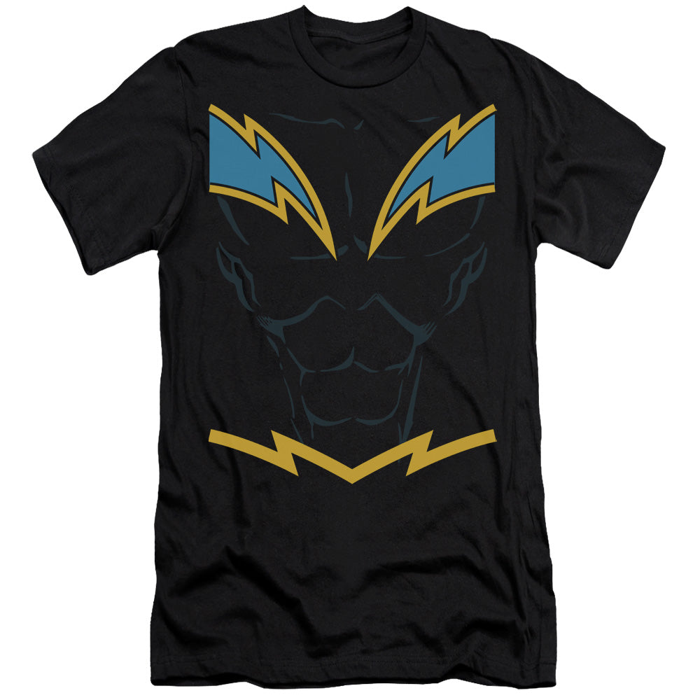 Jla - Black Lightning - Short Sleeve Adult 30/1 - Black T-shirt