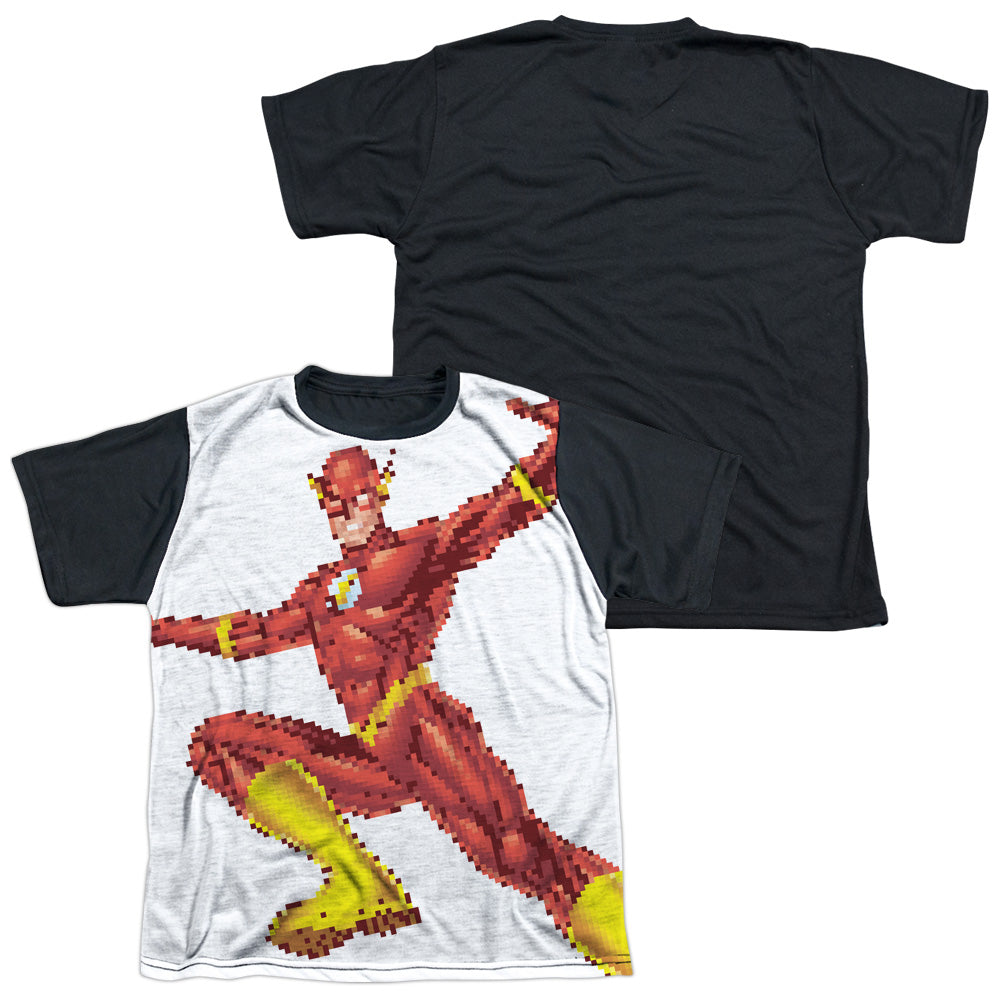 Jla - Flashbit - Short Sleeve Youth White Front Black Back - White T-shirt