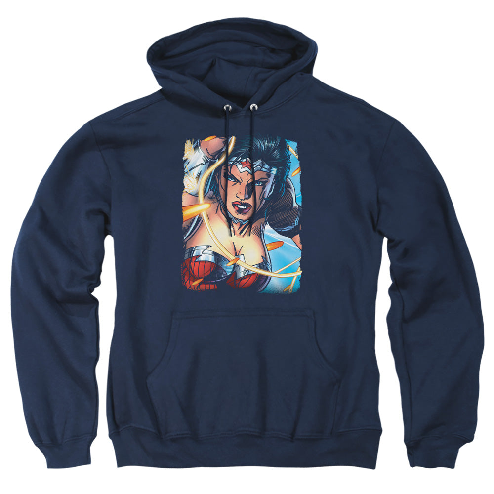 Jla - Scowl - Adult Pull-over Hoodie - Navy