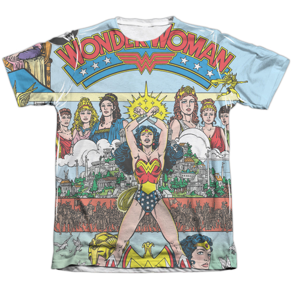 Jla - No 1 Cover - Adult Poly/cotton Short Sleeve Tee - White T-shirt
