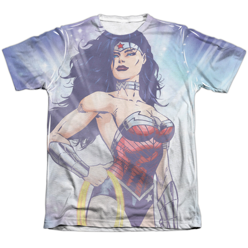 Jla - Warrior Goddess - Adult Poly/cotton Short Sleeve Tee - White T-shirt