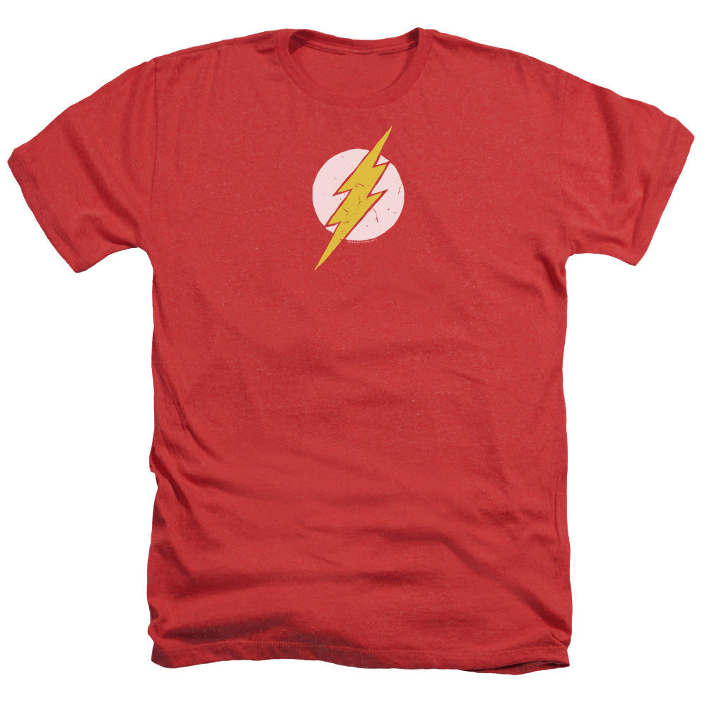 Jla - Rough Flash - Adult Heather - Red